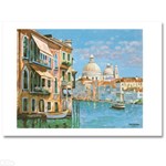 Hotel Venezia LIMITED EDITION Serigraph (38 x 27) by Howard Behrens, Numbered and Hand Signed!