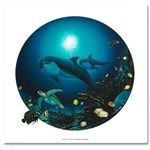 Undersea Life LIMITED EDITION Giclee on Canvas by renowned artist WYLAND, Numbered and Hand Signed with Certificate of Authenticity!