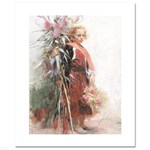 Flower Child LIMITED EDITION Giclee on Canvas by Pino (1939-2010)! Numbered 3/500 and Hand Signed with Certificate of Authenticity!