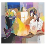 Daylight Dream LIMITED EDITION Serigraph on Canvas (48 x 24) by Hessam Abrishami, Numbered and Hand Signed with Certificate of Authenticity!