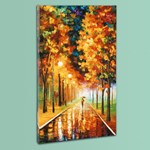 Light of Autumn LIMITED EDITION Giclee on Canvas by Leonid Afremov, Numbered and Signed with Certificate of Authenticity! This Piece Comes Gallery Wrapped and Ready to Hang!