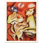 When Sunflowers Bloom Again Limited Edition Lithograph by Alexandra Nechita, Numbered and Hand Signed with Certificate of Authenticity!