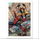 Astonishing Spider-Man and Wolverine #1 Limited Edition Giclee on Canvas by Nicholas Bradshaw and Marvel Comics! Numbered and Hand Signed by Stan Lee! Includes Certificate of Authenticity!
