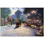 Melodies of Twilight Limited Edition Hand-Embellished Canvas Transfer by Ilyong Cha! Numbered and Signed by the Artist!