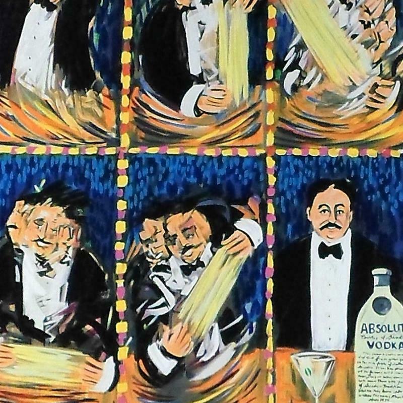 "Martini In Blue" Expressionism Guy Buffet Gallery 221596