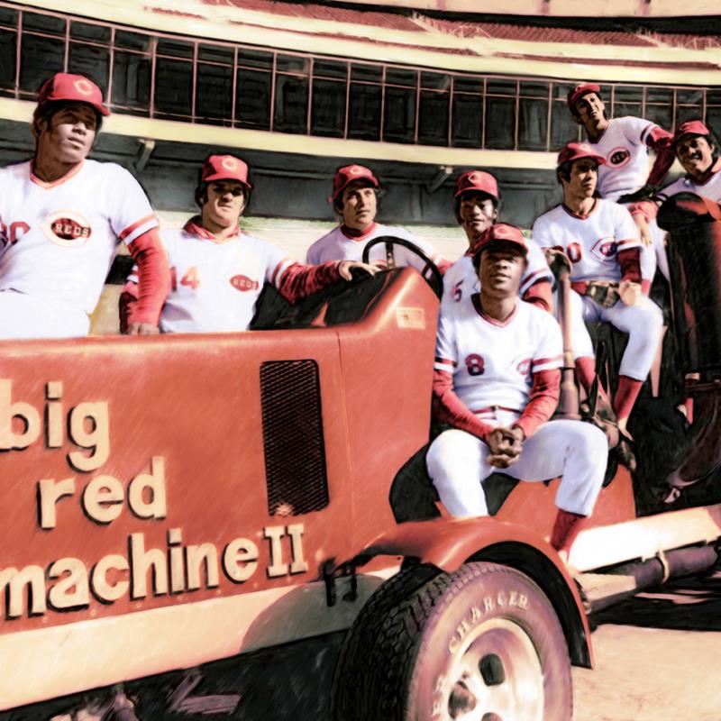 Big Red Machine Tractor - Pete Rose Gallery - 214056