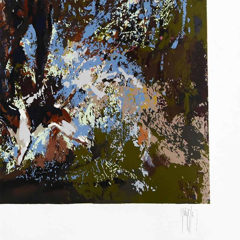 Mark King Handsigned and Numbered Limited Edition Hand-Pulled Serigraph on  Paper: An English Water Garden - Mark King