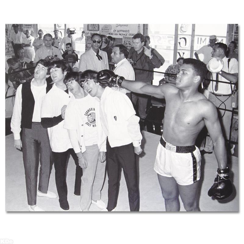 Ali Punching the Beatles