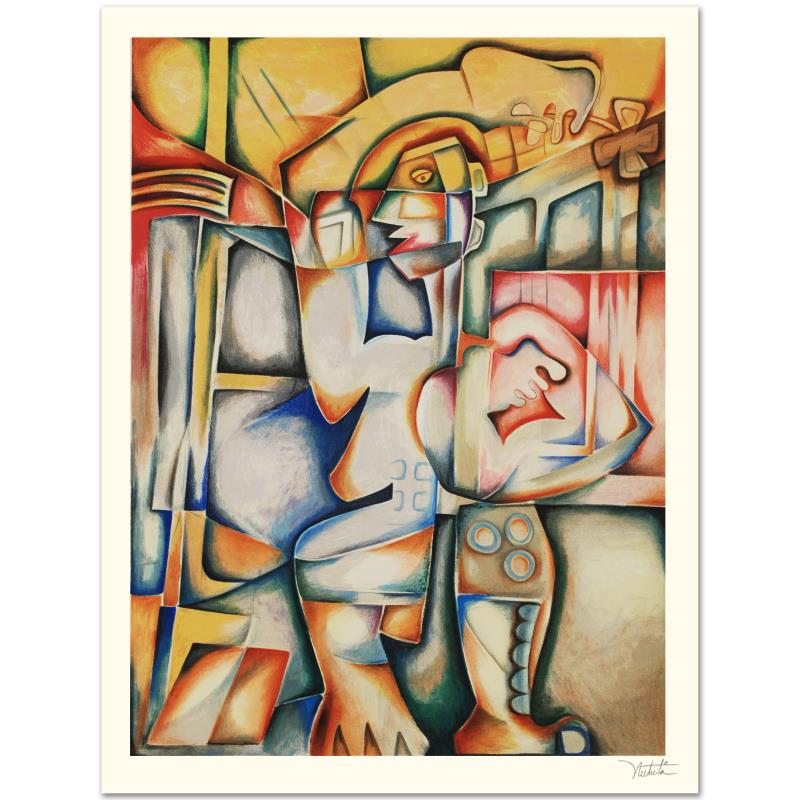 alexandra nechita "adolescence - the inevitable maze" s/n litho