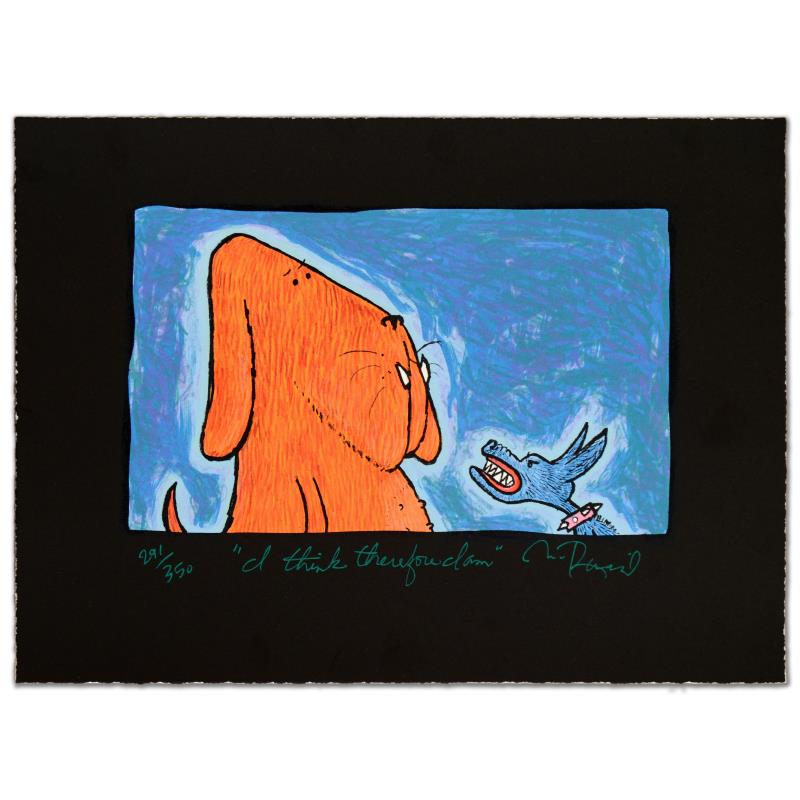 MATT RINARD ONE DAY YOU WILL BE NEUTERED Hand Signed Ltd Edition Art Lithograph