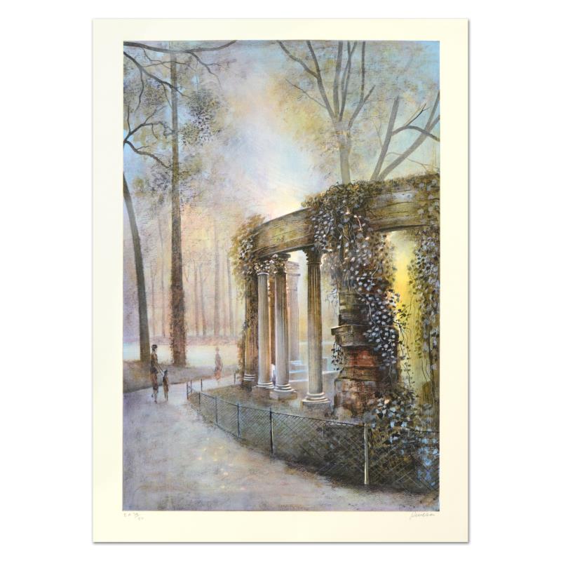 【ANTONIO RIVERA】風景画　リトグラフ　限定250部　直筆サイン入り ANTONIO RIVERA】風景画 リトグラフ 限定250部 直筆サイン入り