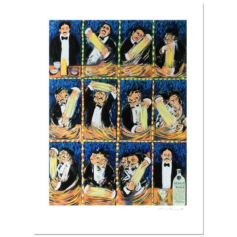 "Martini In Blue" Expressionism Guy Buffet Gallery 221596