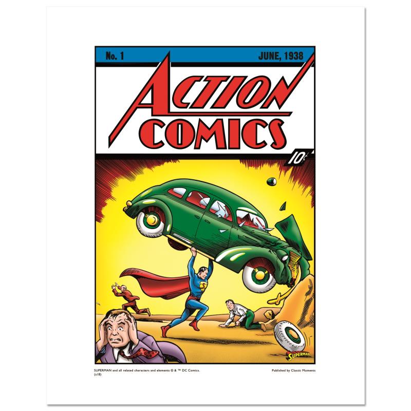 Plaque Métal Plate 30 X 40 Cm : Superman DC Comics Couverture No 1 87639914