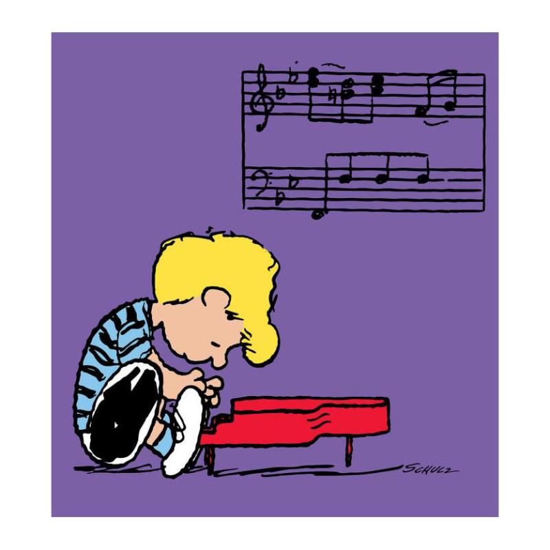 限定 PEANUTS アート シュローダー Schroeder