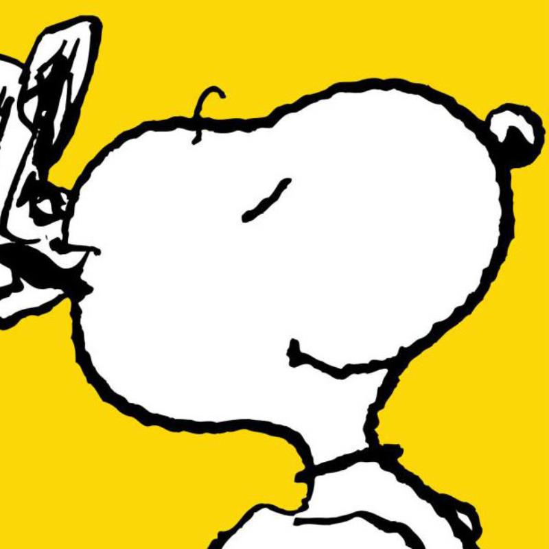 "Snoopy Yellow" Animation Peanuts Gallery 233001