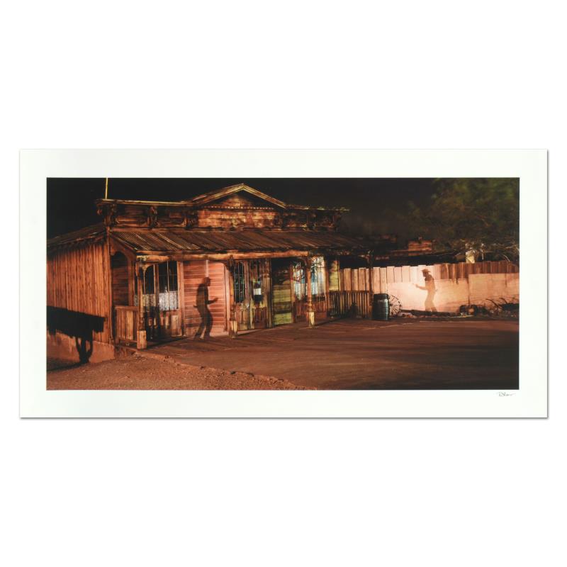 Calico Ghost Town Gunfight By Robert Sheer For Auction 237534