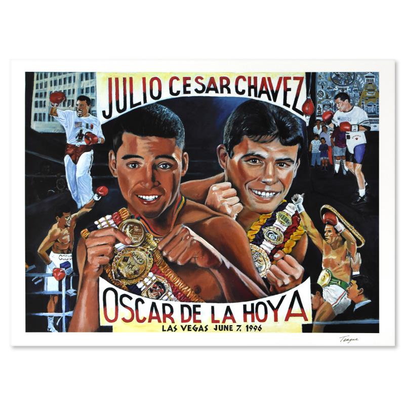 Julio Cesar Chavez vs Oscar De La Hoya by Teague For Auction - 245132