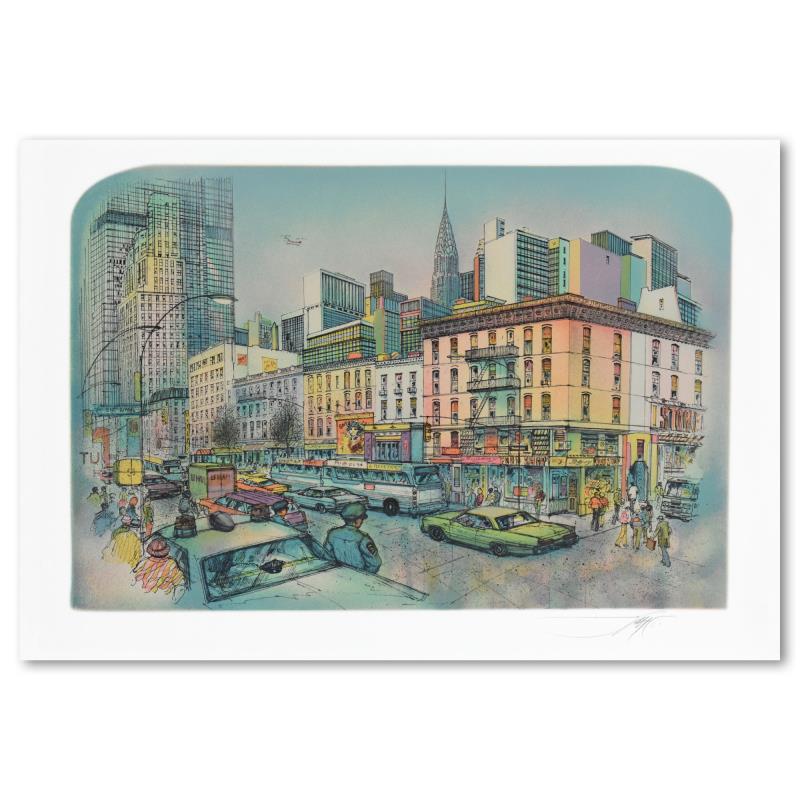 ROLF RAFFLEWSKY 『夜のシテ島』lithograph New York