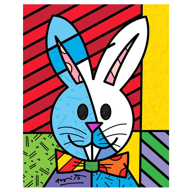 Easter Bunny Pop Art - Romero Britto Gallery - 252750