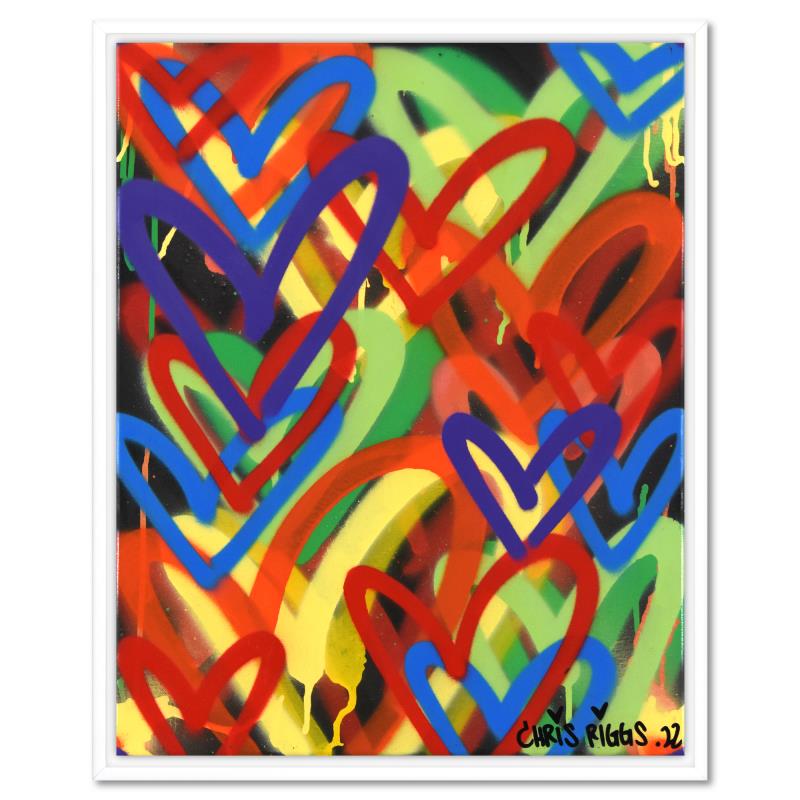 CHRIS RIGGS Original abstract fine art painting 48