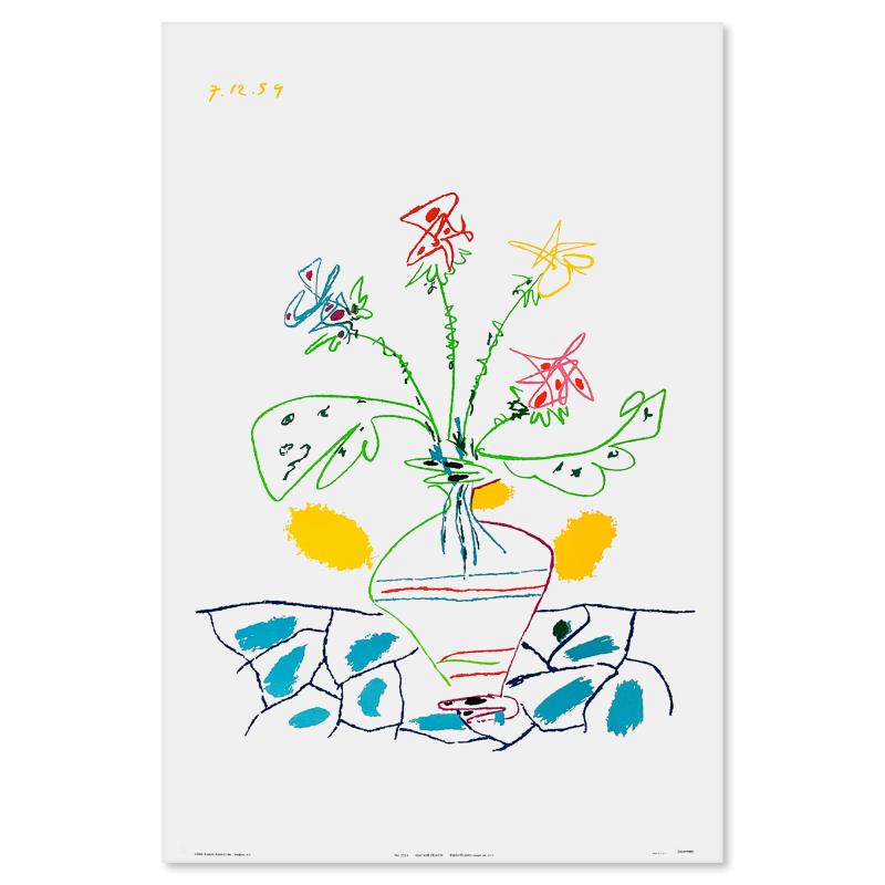 ☆ピカソ　Vase De Fleurs　☆ Vase De Fleurs | Pablo Picasso | RoGallery