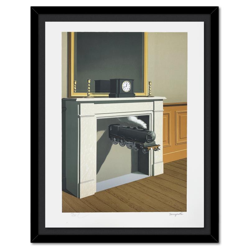 La Duree Poignardee (Time Transfixed)" - Rene Magritte Gallery - 264148 |  Qart.com