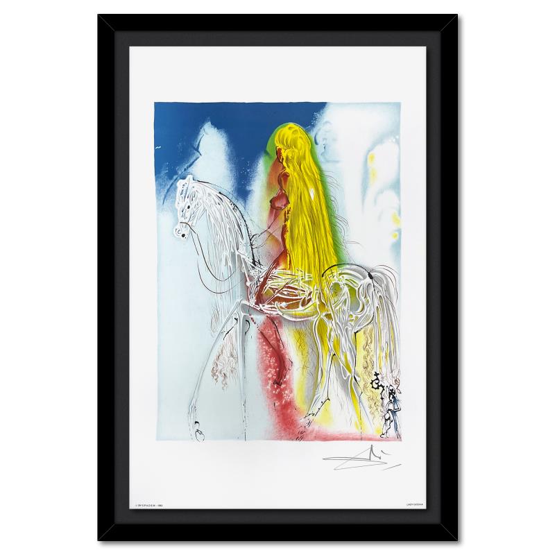 Salvador Dali WAILING WALL Limited Edition Facsimile Signed Lithograph - Forgotten Treasurez