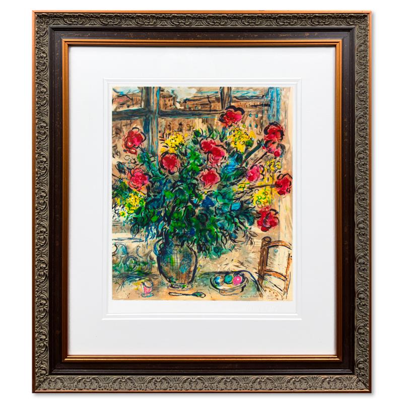 Le Bouquet Devant La Fenetre