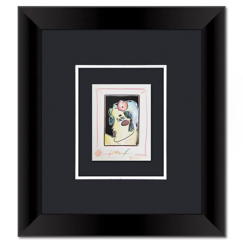 Lady with Profile and Flowers II by Peter Max For Auction 269763