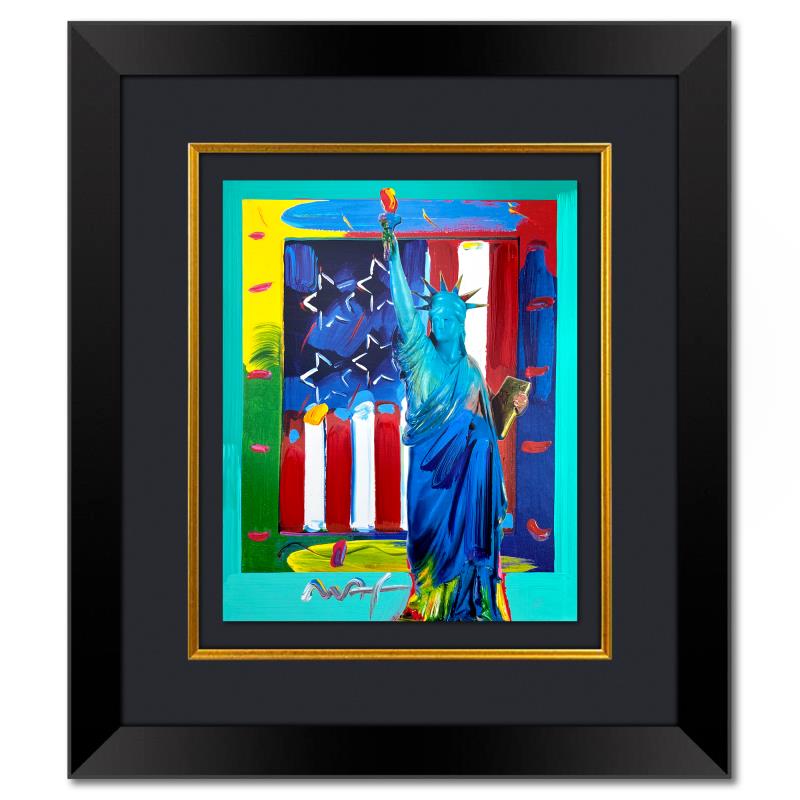 人気新品入荷 Full Liberty with Flag 絵画