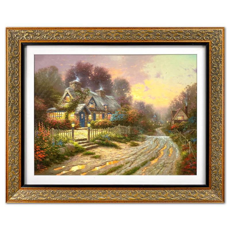 Teacup Cottage by Thomas Kinkade For Auction - 272210 | Qart.com