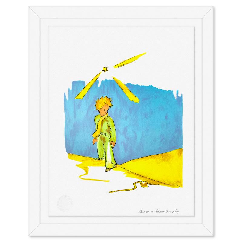 The Little Prince And The Snake by Antoine de Saint-Exupery For